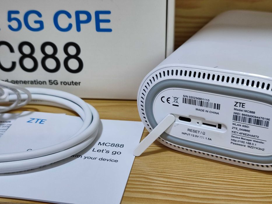 ZTE 5G MC888 Router SIM Wi-Fi 6.Roteador