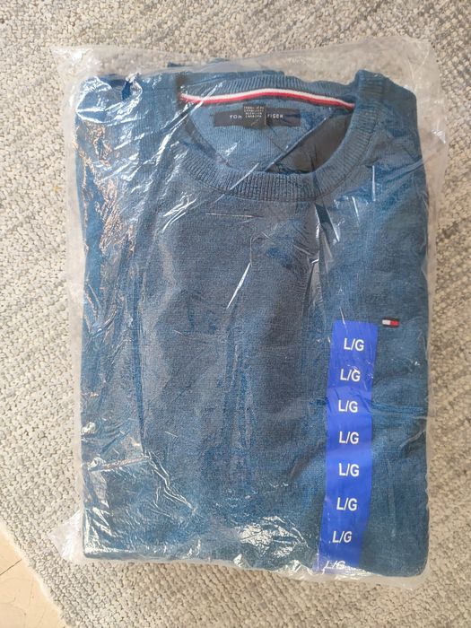 Sweter Tommy Hilfiger L Nowy 100 proc bawełna Polecam