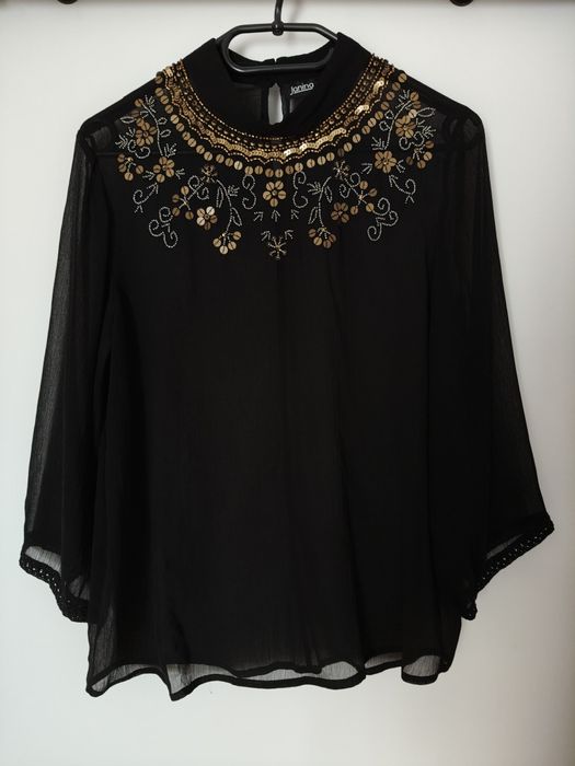 Bluzka janina r.m zdobiona koralikami