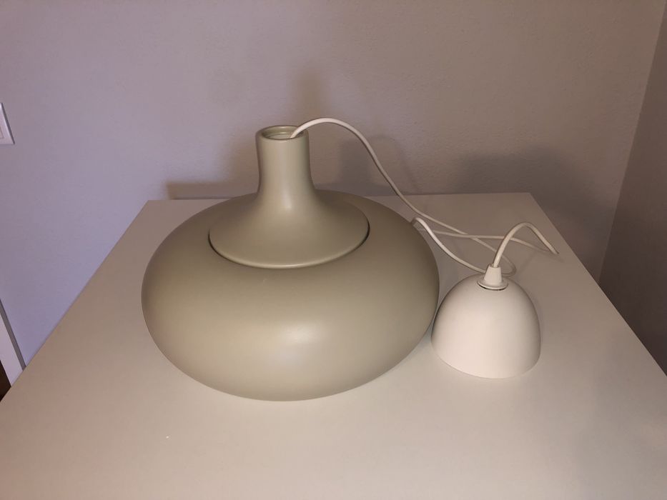 Candeeiro de teto suspeso, Ikea bege 38cm