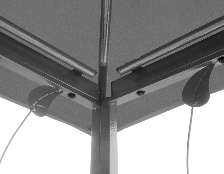 Pawilon ogrodowy Ateny Konifera 400x300cm szary