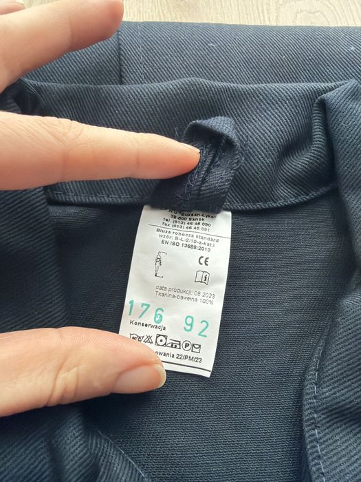 Bluza robocza Buksan Łyko 176 / 92, górnicza, drelichowa, bhp