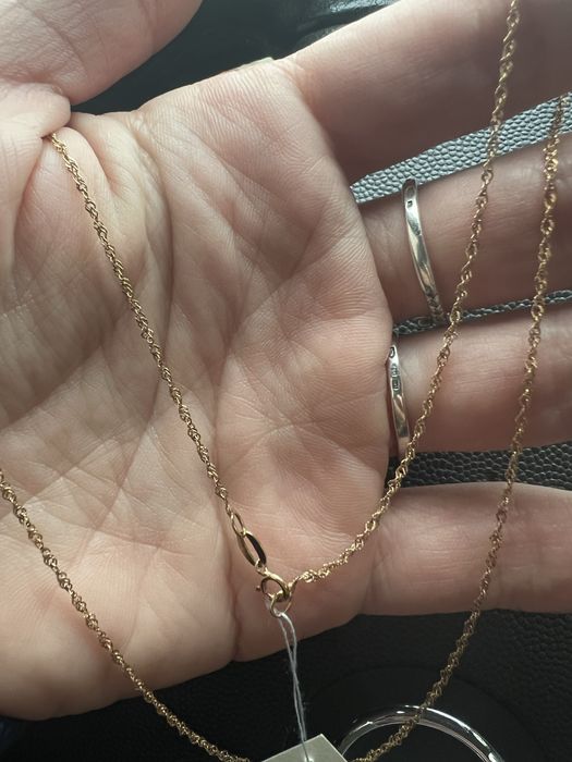 Цепочка золотая 50см