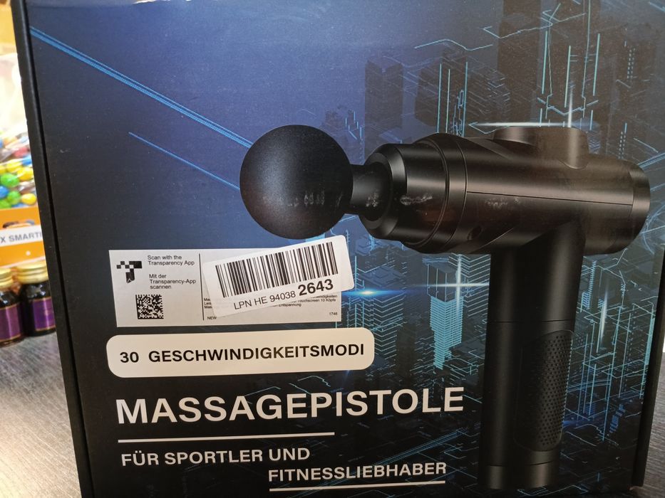 Masażer Pistolet do masażu mięśni z wyświetlaczem LCD