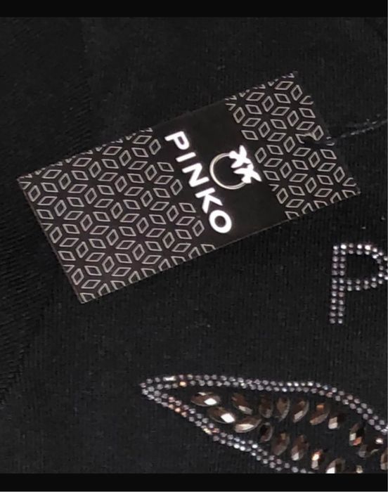 Sweterek Pinko czarny w rozm M dżety