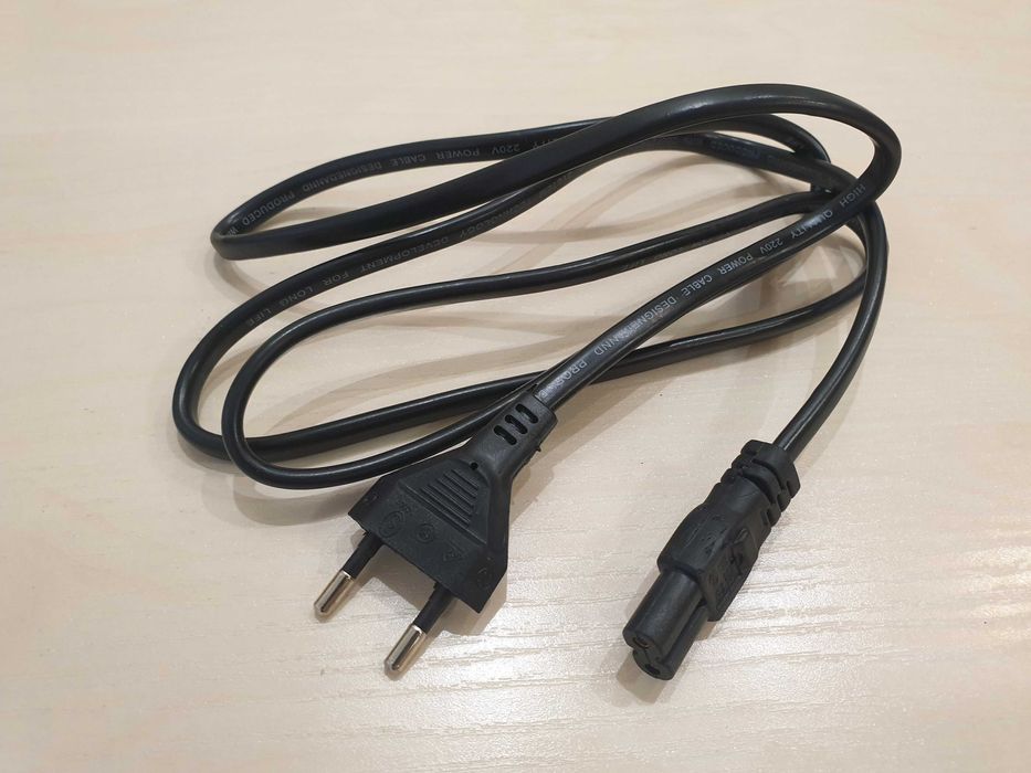 Кабель живлення 220 вольт 2 пін / 2 pin