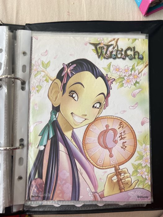 Karteczki witch, bratz, winx duże