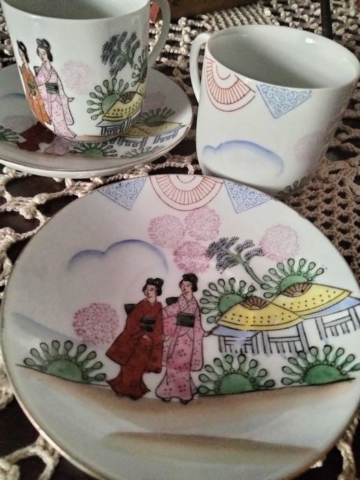 Loiça chinesa: 2 chávenas de café