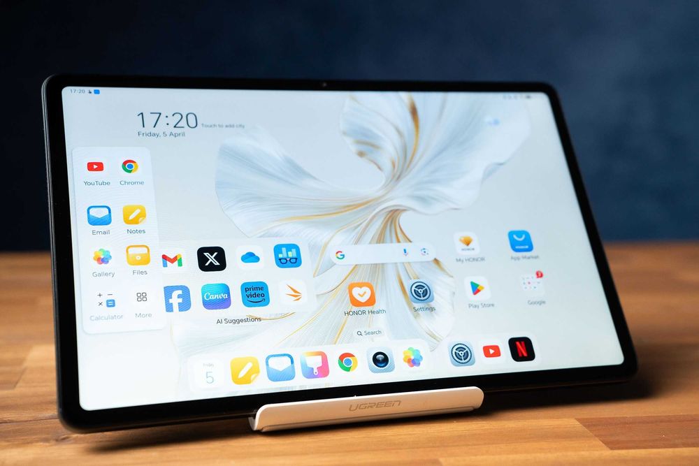 Потужний планшет Honor Pad White 10.9" 256GB з чохлом, склом та стилусом