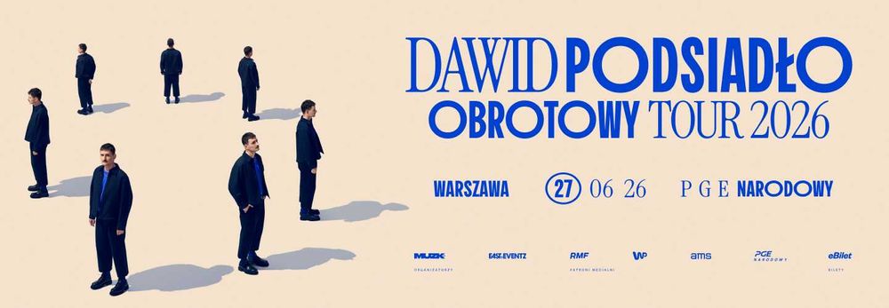 Bilet Dawid Podsiadło ObrotowyTour Warszawa 27.06.2026 trybuny
