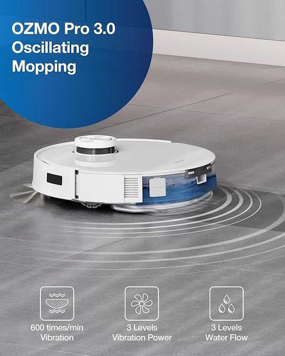 Robot odkurzający ECOVACS DEEBOT T10+ ze stacją ssącą 3,2l 3000 Pa