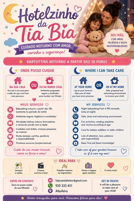 ama /babysitter albufeira