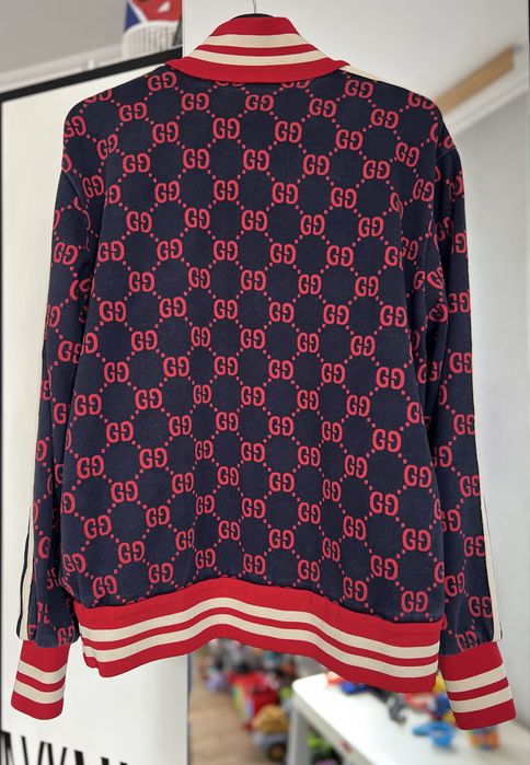 Gucci GG Monogram Track Jacket / Олімпійка / Кофта на блискавці 3XL
