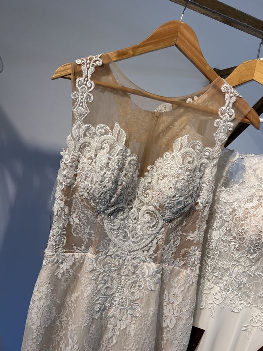 Suknia ślubna wysyłka, rozmiar 36,38,40 muślinowa litera A