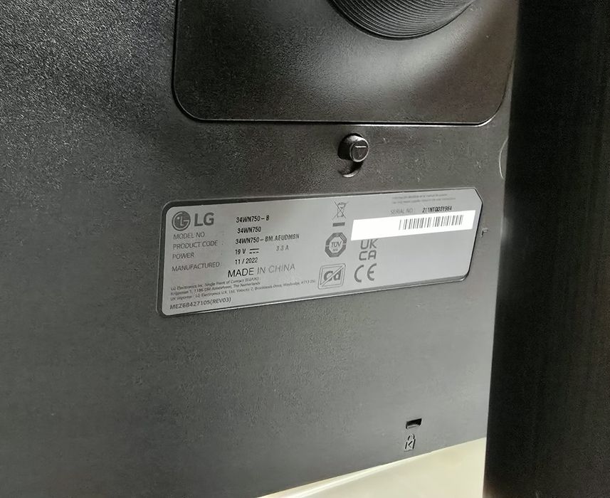 Monitor 34" UltraWide M QHD IPS