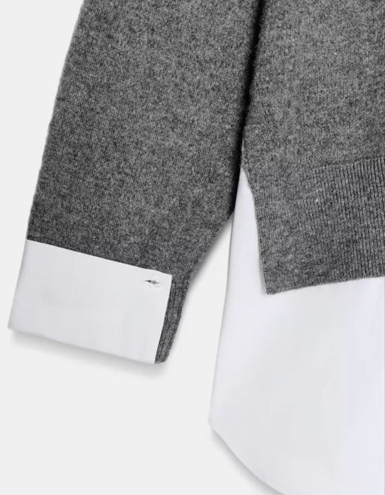 Подовжений светр кофта 2в1 Zara
