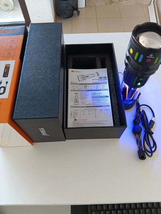 YMA5  Domine a noite Feixe principal concentrado Alcance real 600 m