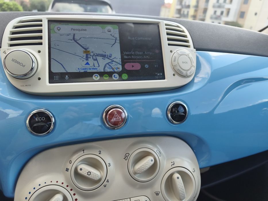 Fiat 500 Azul Céu