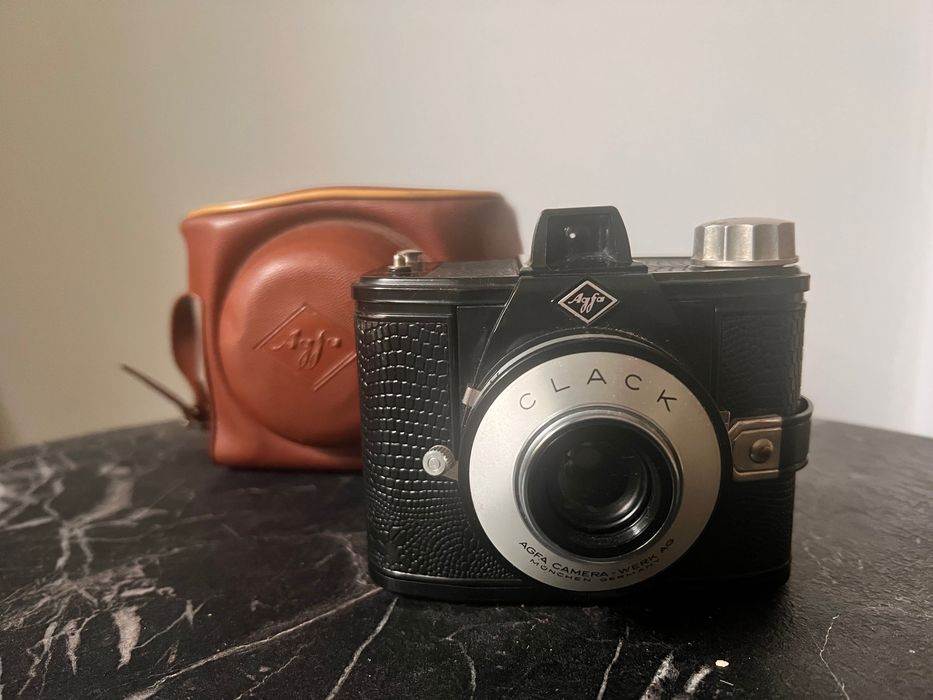 Stary aparat fotograficzny „Agfa” Clack