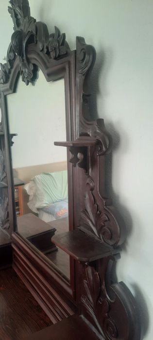 Espaldar de comoda com espelho