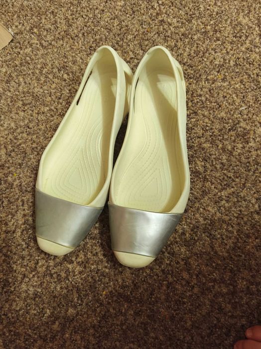 Медичні крокси-балетки 37 білі