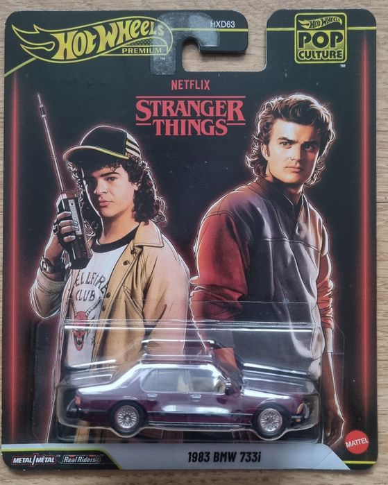 Hot Wheels Premium BMW 733i STRANGER THINGS HXD63