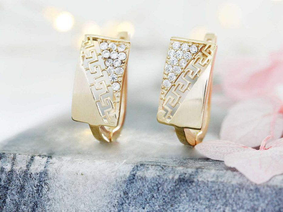 Kolczyki grecki wzór pr585