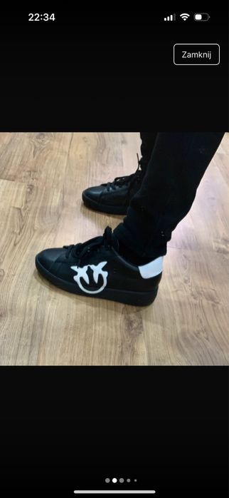 Oryginalne sneakersy buty pinko 38