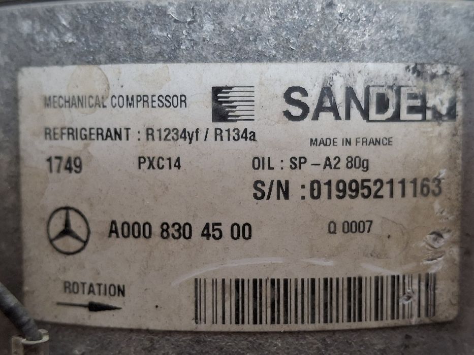 Compressor AC MERCEDES-BENZ Sprinter 3,5-t (907, 910)