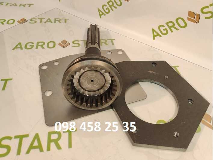 Комплект переобладнання ЮМЗ з пускача на стартер ( вал+плита+заглушка)