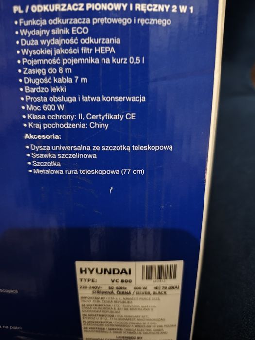 Sprzedam nowy odkurzacz pionowy dwa w jednym