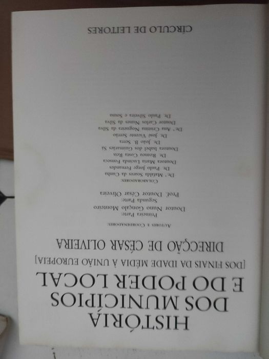 História dos Municipios e do Poder Local - César Oliveira
