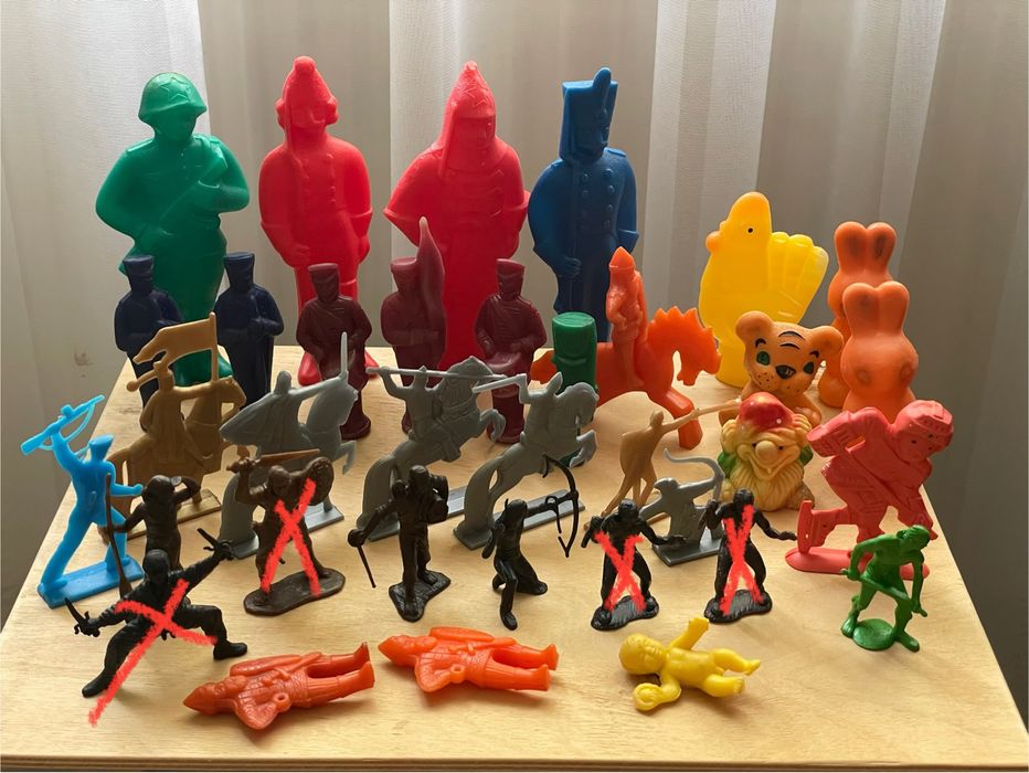 Більше 70 игрушек іграшок фігурок СССР/СРСР дутые, дзи и др