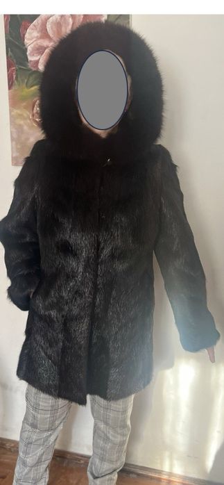 Шуба натуральна нутрія