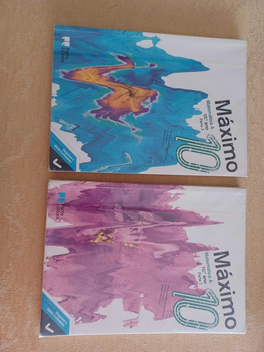 Maximo matemática - 10 ano  (como novos)