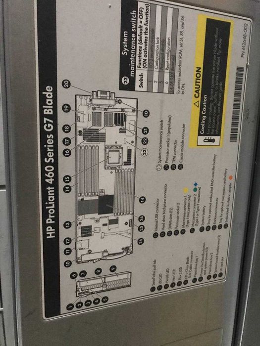 Шаси HP BladeSystem C7000, та сервера HP ProLiant BL460c G7