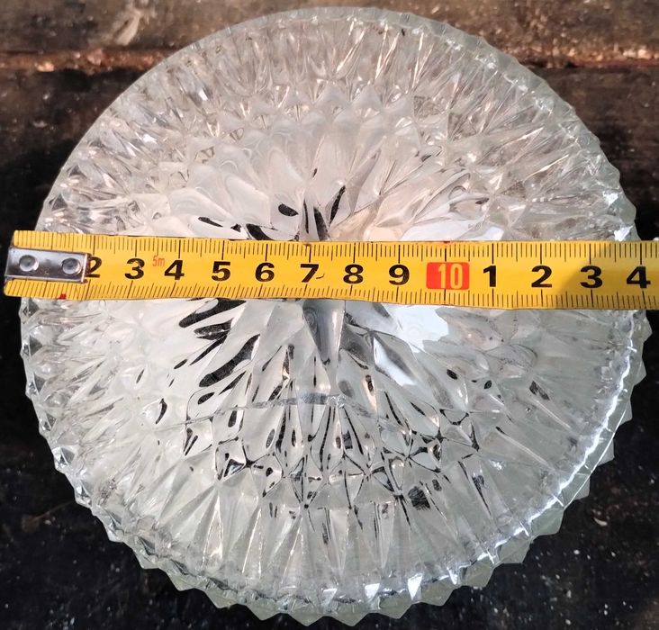 Candeeiro Antigo Tecto Parede Vidro Metal