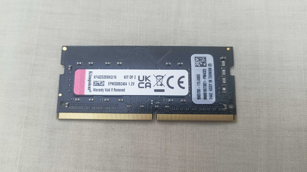 Оперативна памʼять для ноутбука HyperX Fury Impact DDR4 8GB 3200MHz