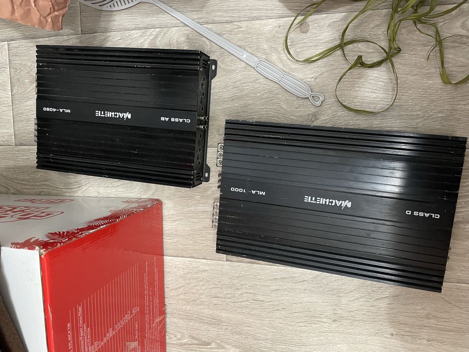 Сабвуфер 12 дюймів та моноблок/підсилювач