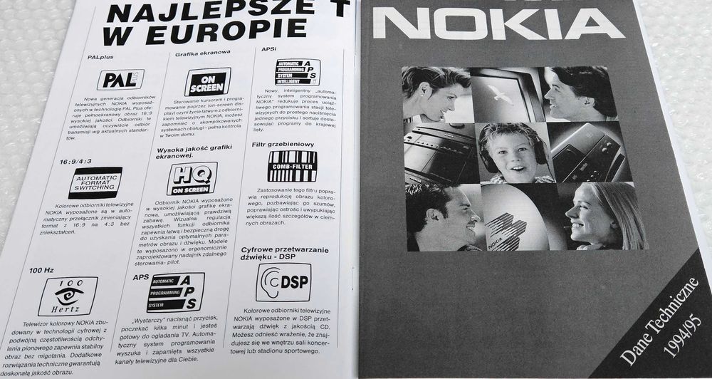 Katalog Nokia Connecting People 1994 - 95