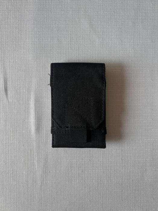 Etui kabura na telefon do paska spodni materiałowe zamykane na rzep