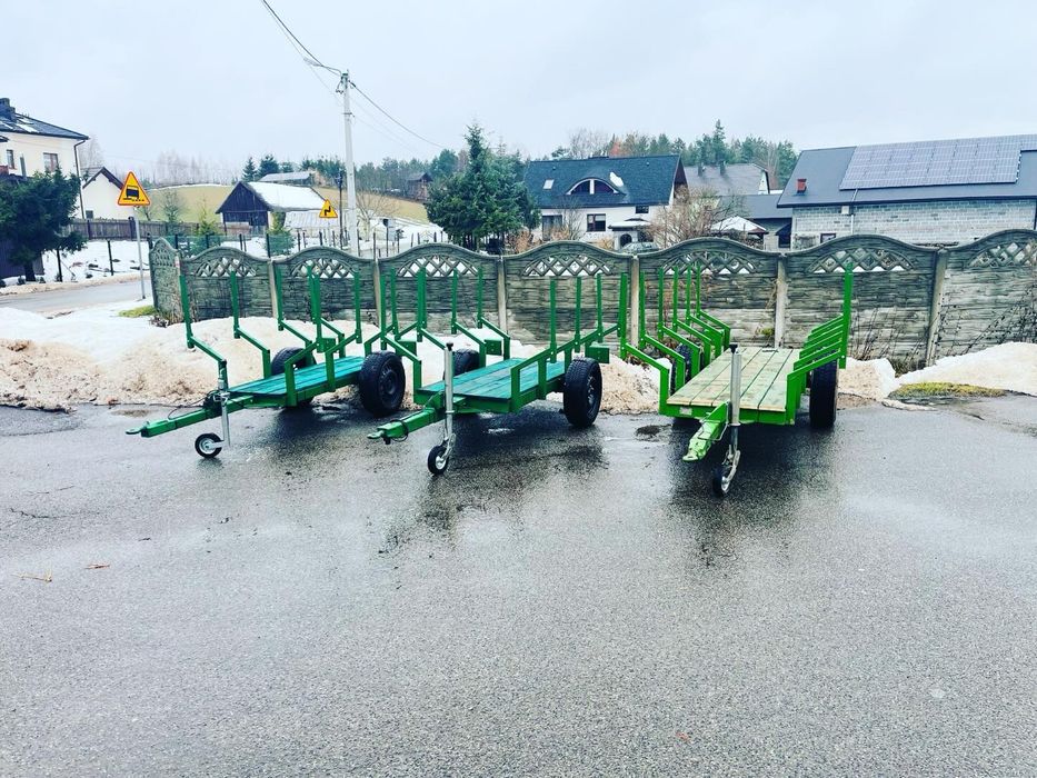 Wóżek sadowniczy ogrodniczy na działke mini przyczepa leśna