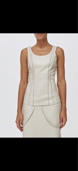 Топ The Coat з екошкіри