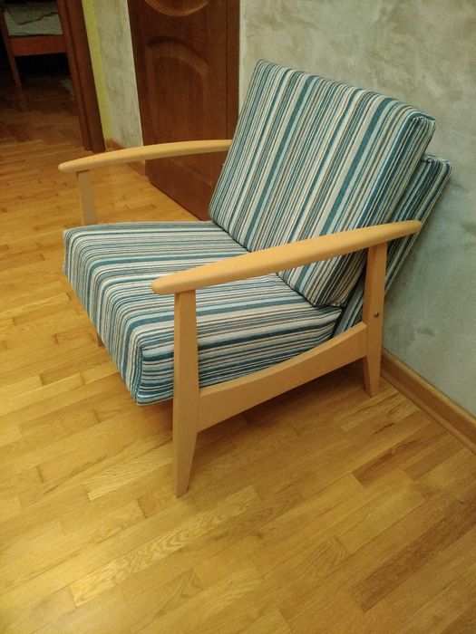 Мяке крісло після реставраціі