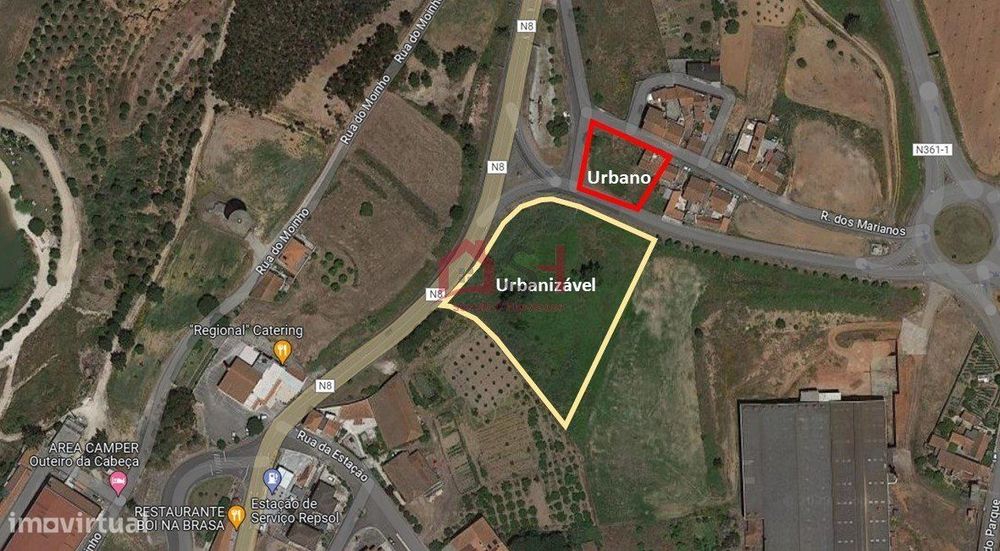 *Terreno Totalmente Urbanizável 7000 m2 – OUTEIRO da CABEÇA*