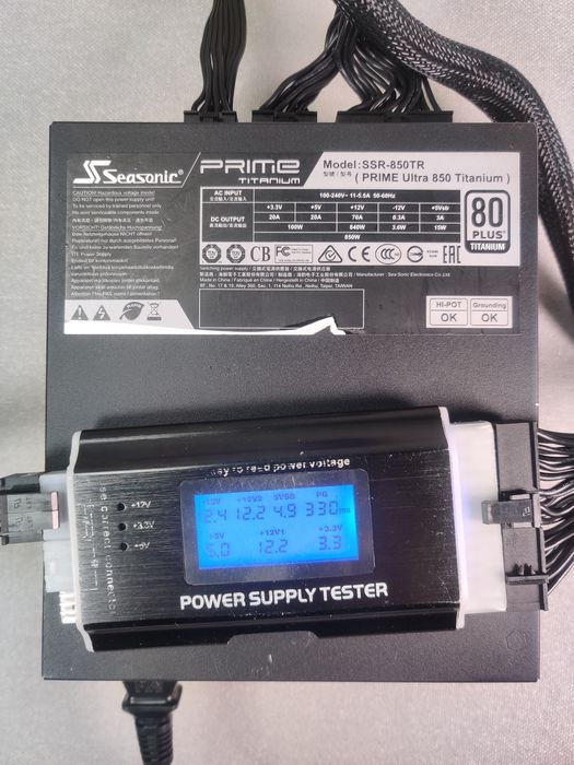 Seasonic Prime Ultra 850 Titanium (SSR-850TR) Блок живлення 850Вт