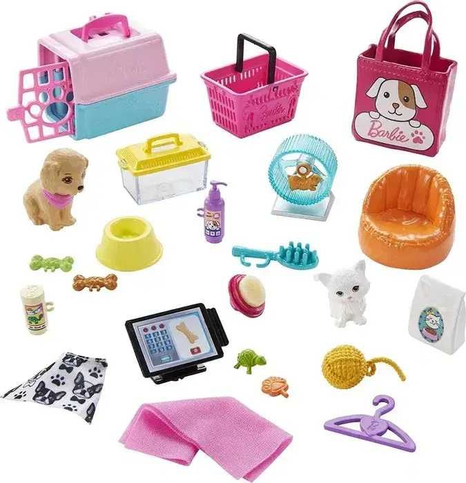 ОРИГИНАЛ! Лялька Барби Зоомагазин Barbie Doll and Pet Boutique Playset