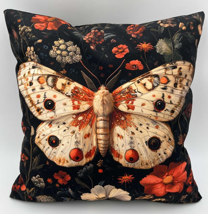 Poduszka dekoracyjna Motyl handmade POLSKA 45x45cm