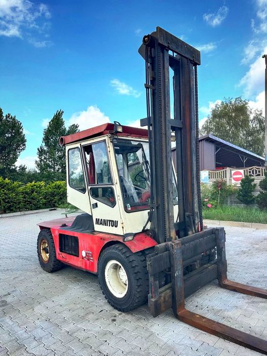wózek widłowy terenowy MANITOU MI60D bliźniacze duże koła 6000kg 4.50m