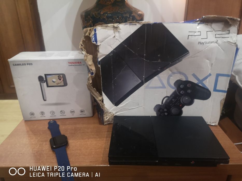 PS2 Console + Clock + Digital Video Camera64409146404609122